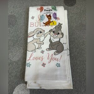 Disney Bambi 2 Pack Kitchen Towels "Some Bunny Loves You!"